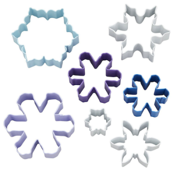 Ausstecher Set Snowflakes - 7 Formen - Wilton